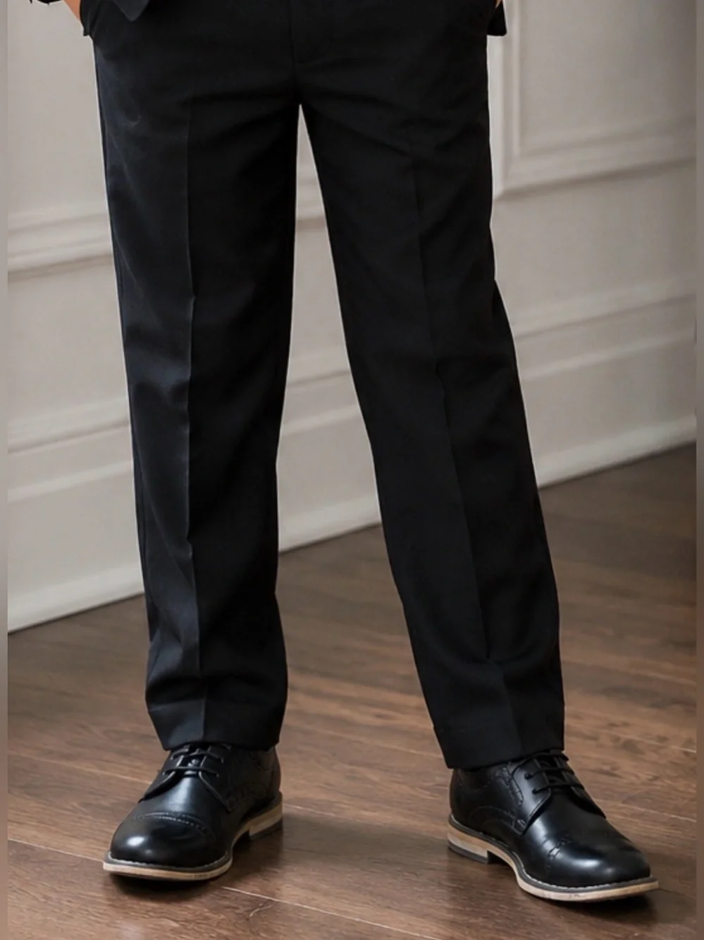 Stacy Adams Boys Black Oxford Dress Shoes Size 8M – Classic Formal Lace-Up
